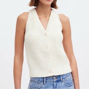 Madewell Cutaway Sweater Vest